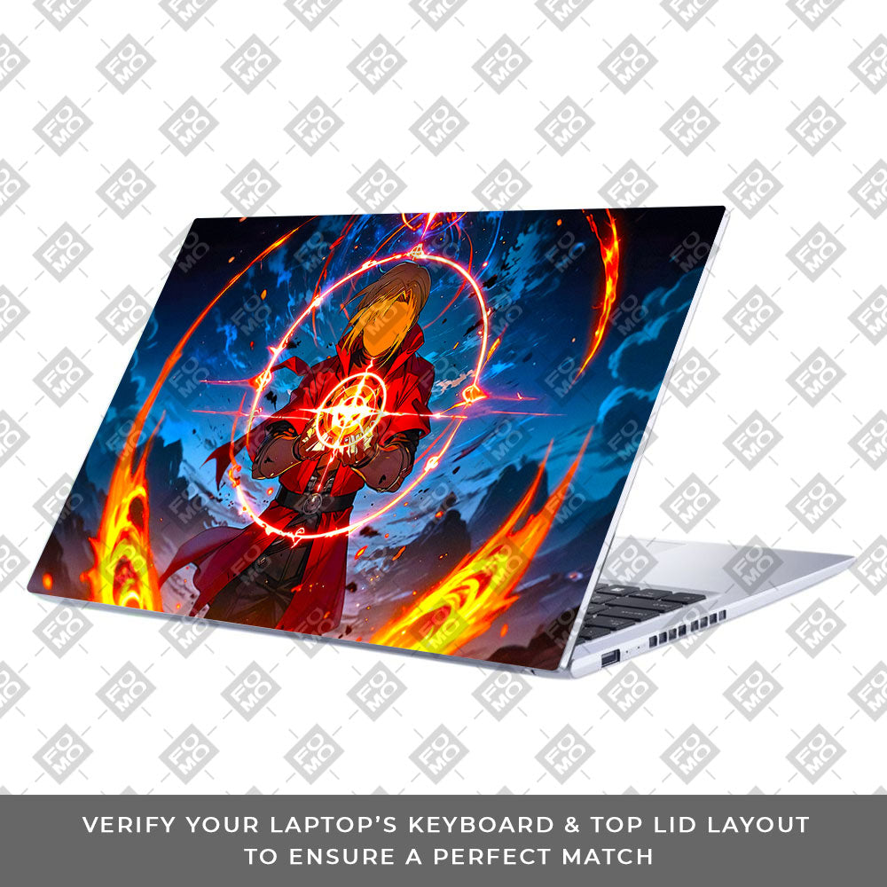 Edward Elric Fullmetal Alchemist Asus Vivobook 15 X1502VA Laptop Skin