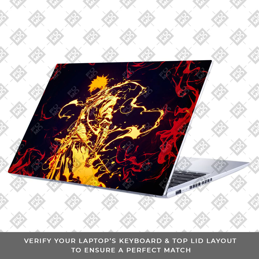 Bleach Ichigo Bankai Form Asus Vivobook 15 X1502VA Laptop Skin