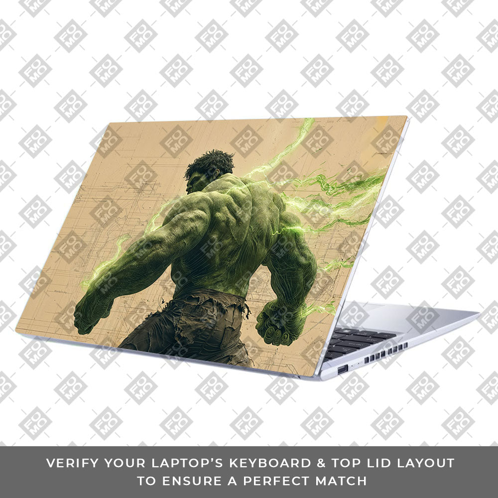 Hulk Unleashed Asus Vivobook 15 X1502VA Laptop Skin