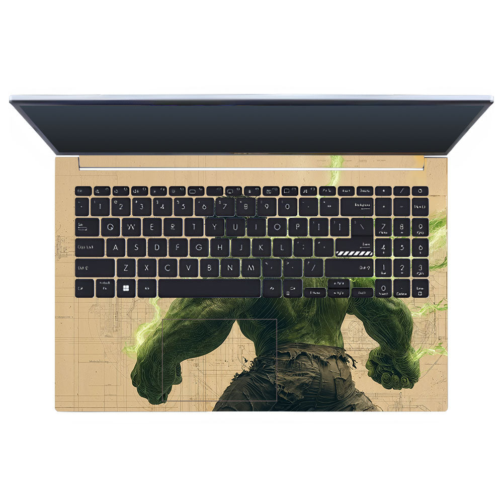 Hulk Unleashed Asus Vivobook 15 X1502VA Laptop Skin