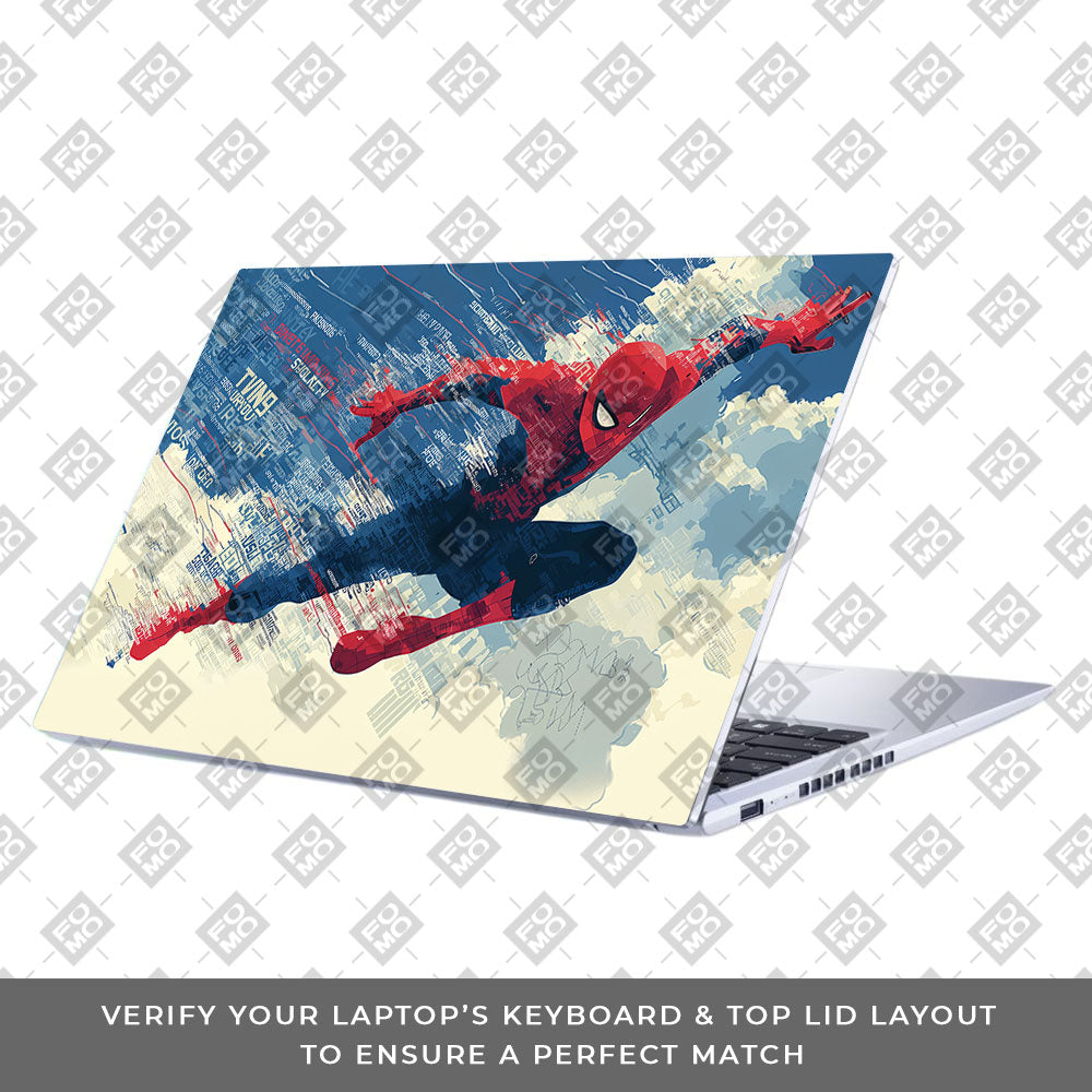 Spiderman Velocity Asus Vivobook 15 X1502VA Laptop Skin