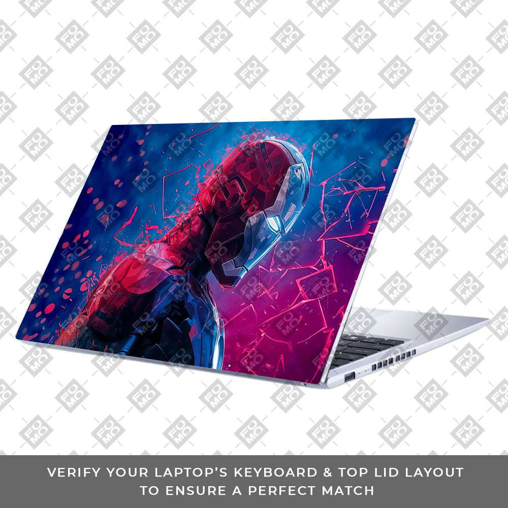 Iron Man Neon Tech Asus Vivobook 15 X1502VA Laptop Skin