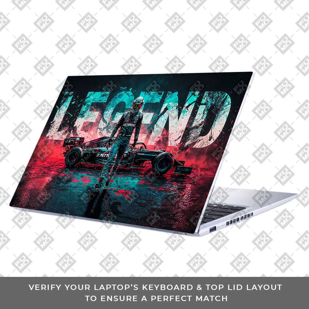 F1 Legend Racer Asus Vivobook 15 X1502VA Laptop Skin