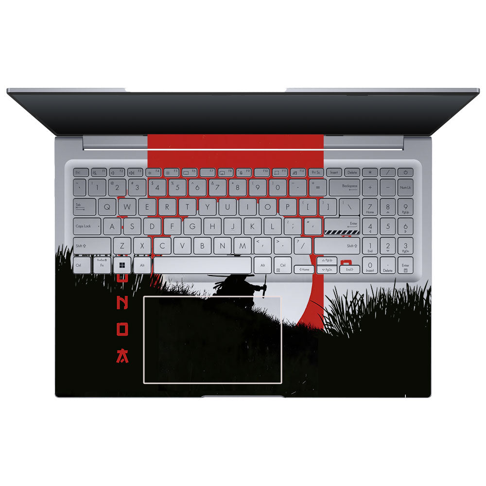 Transparent Swordsman’s Resolve Asus VivoBook 16X K3605 Laptop Skin