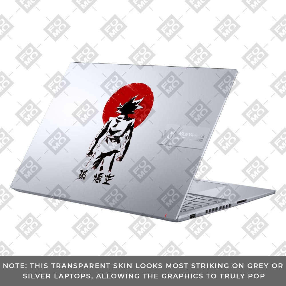 Transparent Sunset Samurai Asus VivoBook 16X K3605 Laptop Skin