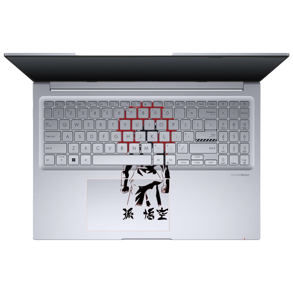 Transparent Sunset Samurai Asus VivoBook 16X K3605 Laptop Skin