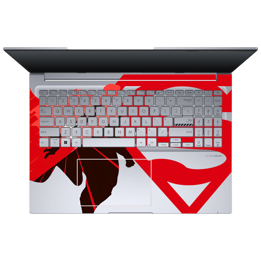 Transparent Man of Steel Asus VivoBook 16X K3605 Laptop Skin