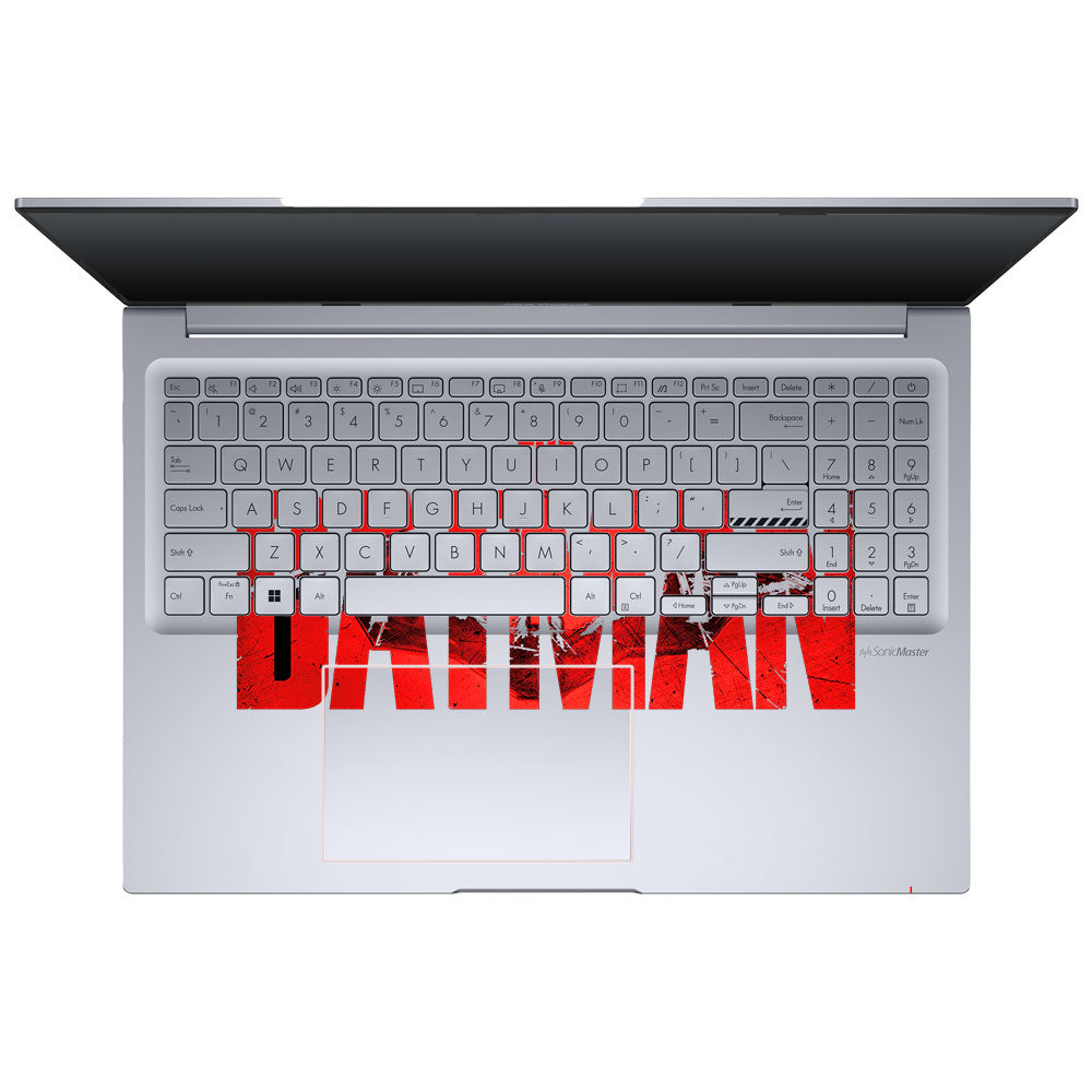 Transparent The Batman Asus VivoBook 16X K3605 Laptop Skin