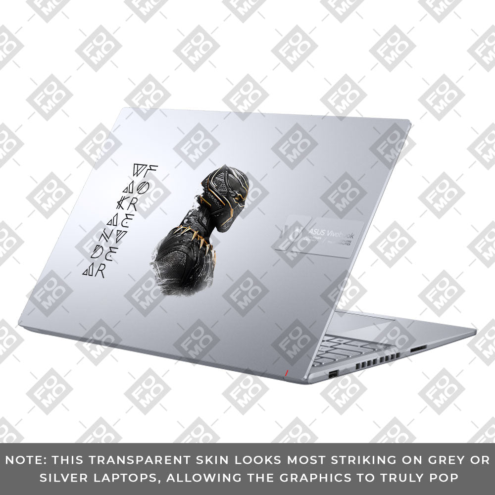Transparent Wakanda Forever Asus VivoBook 16X K3605 Laptop Skin