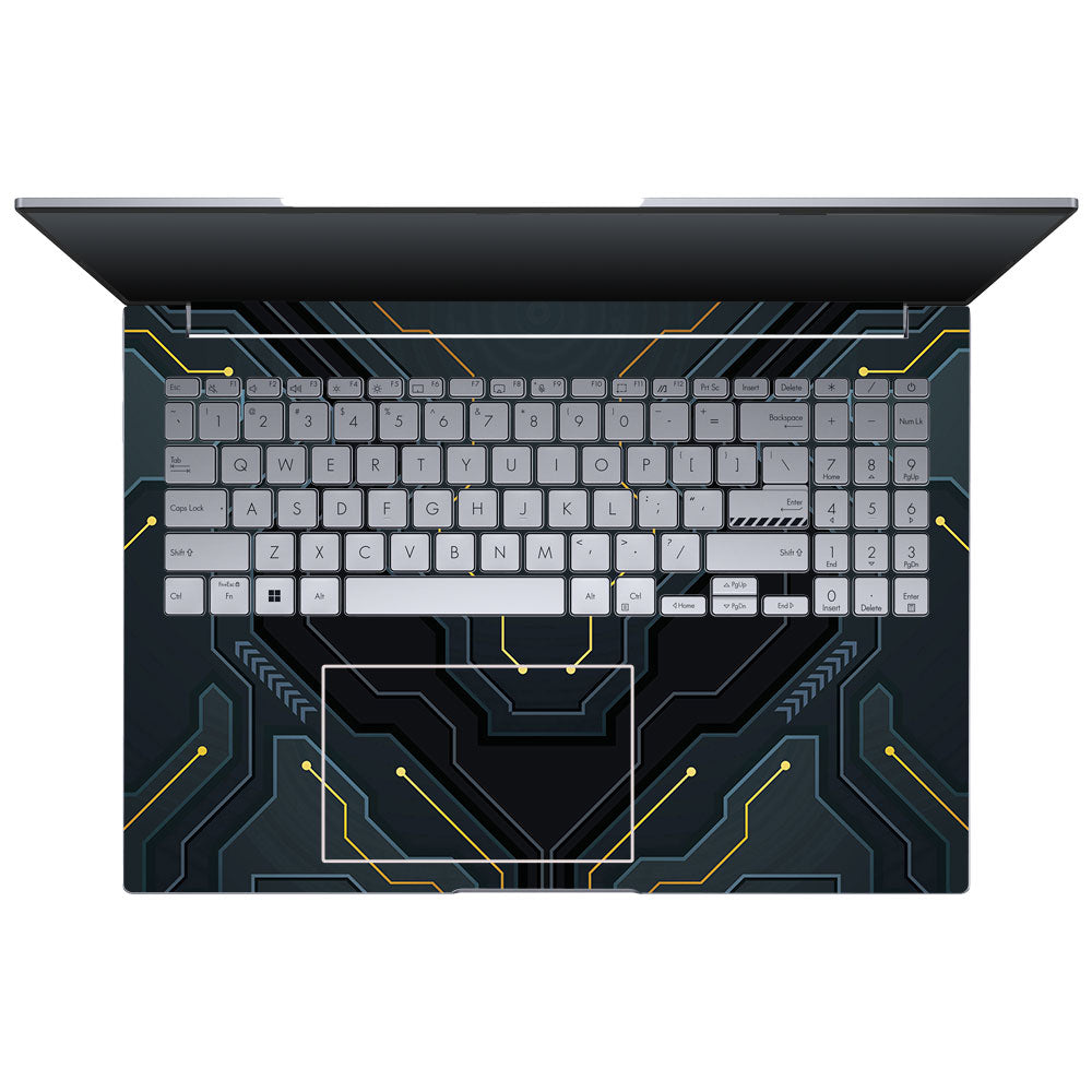 Futuristic Techno Asus VivoBook 16X K3605 Laptop Skin