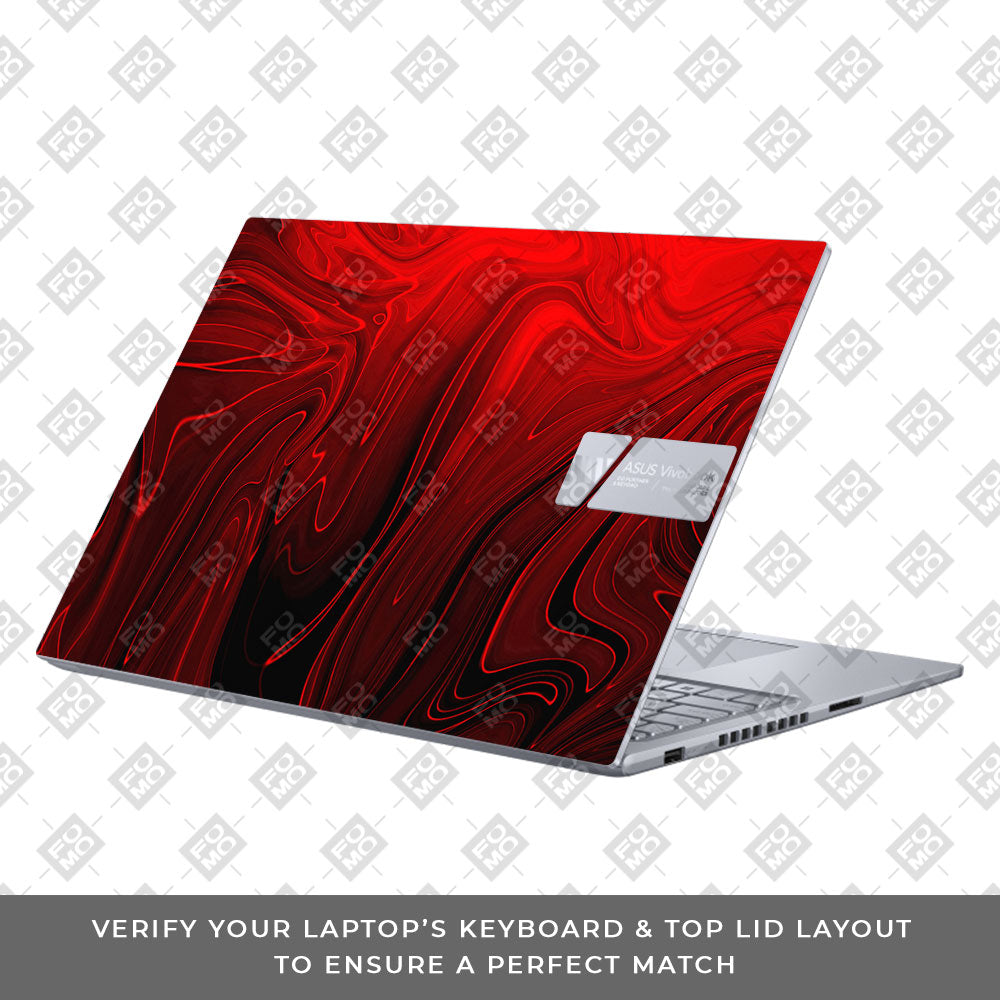 Fiery Waves Asus VivoBook 16X K3605 Laptop Skin