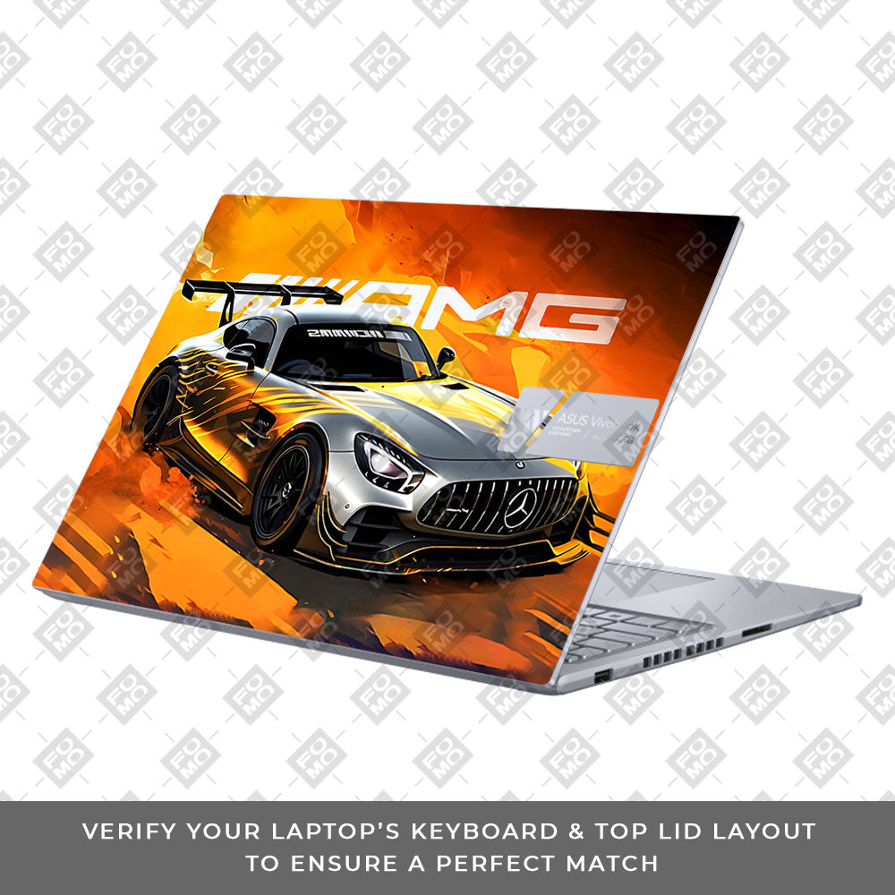 Mercedes AMG GT Asus VivoBook 16X K3605 Laptop Skin