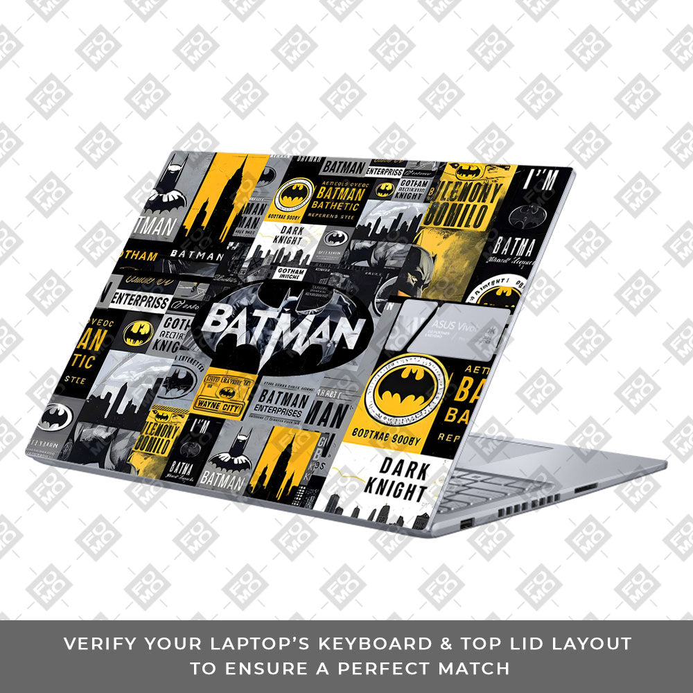 Batman Collage Asus VivoBook 16X K3605 Laptop Skin