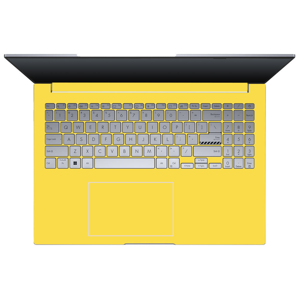 Textured Yellow Asus VivoBook 16X K3605 Laptop Skin