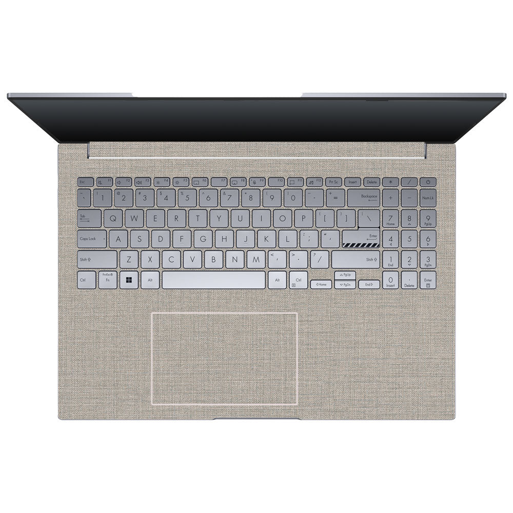 Textured Fabric Grey Asus VivoBook 16X K3605 Laptop Skin