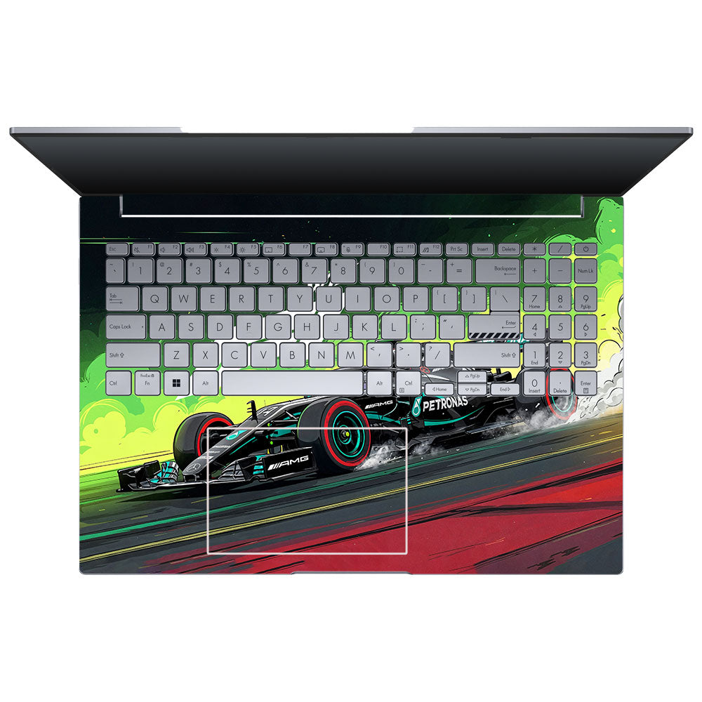 W15 F1 Red Bull x AMG Velocity Asus VivoBook 16X K3605 Laptop Skin