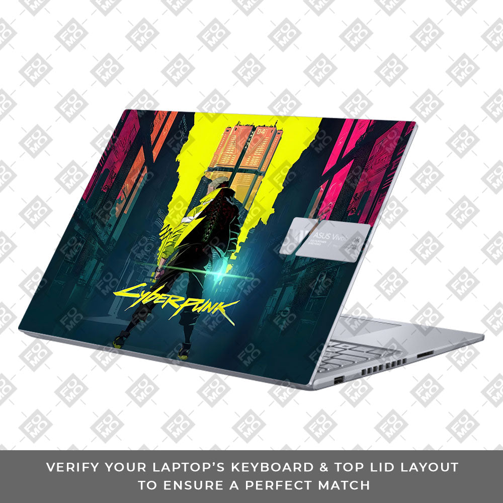 Cyberpunk Uprising Asus VivoBook 16X K3605 Laptop Skin