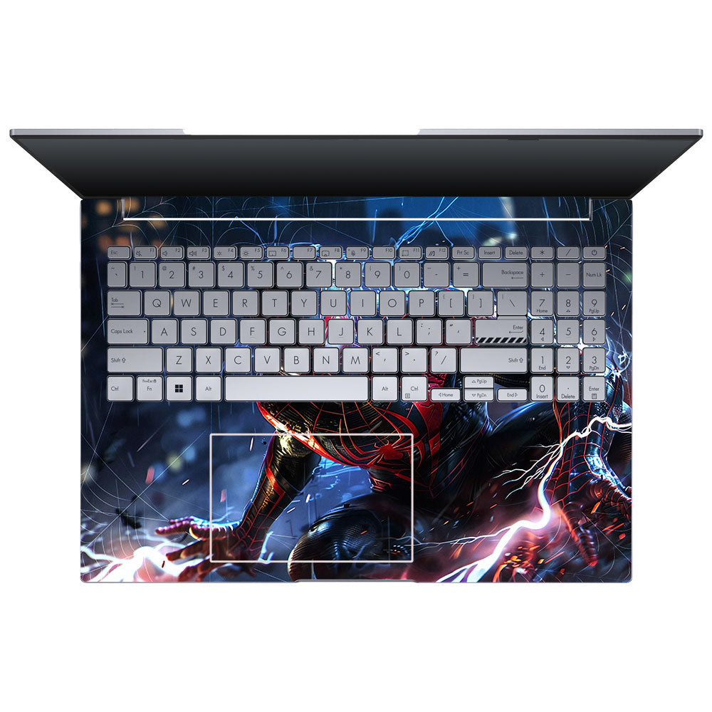 Miles Morales Shockwave Asus VivoBook 16X K3605 Laptop Skin