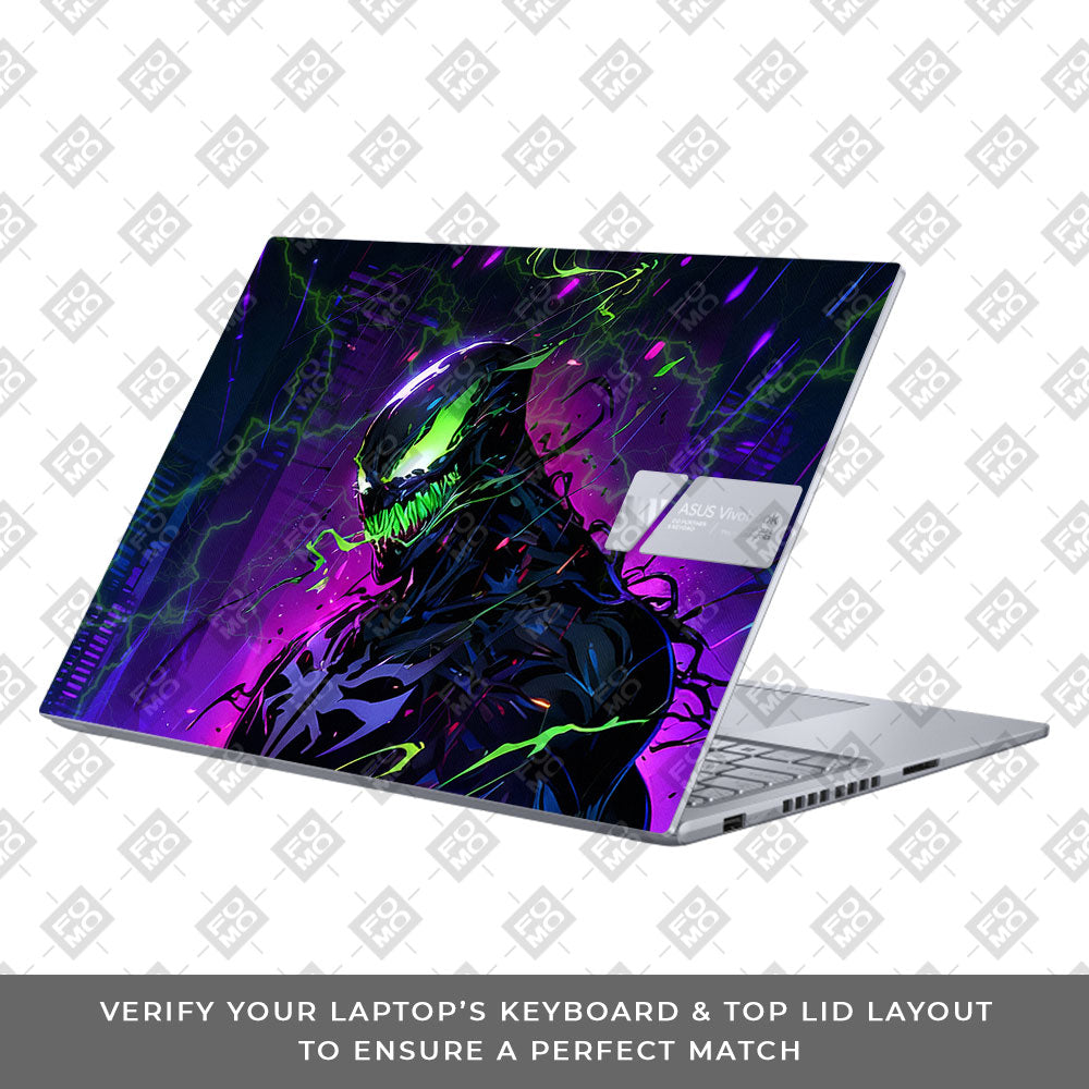 Venom Chaos Surge Asus VivoBook 16X K3605 Laptop Skin