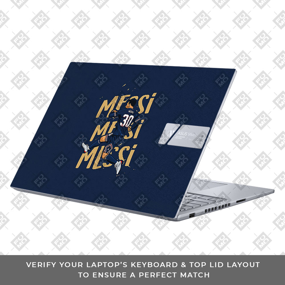 Messi Motion Masterpiece Asus VivoBook 16X K3605 Laptop Skin