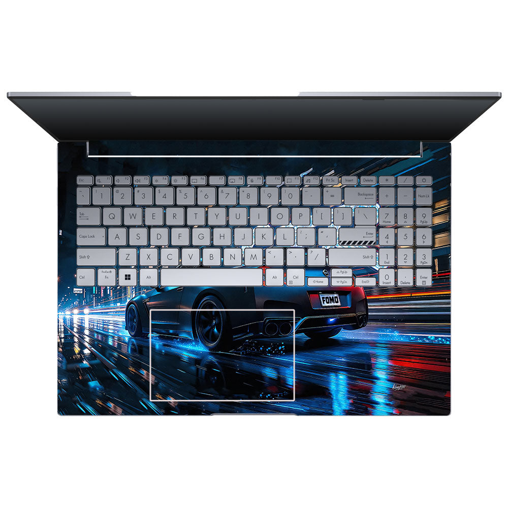 Neon GTR Nights Asus VivoBook 16X K3605 Laptop Skin