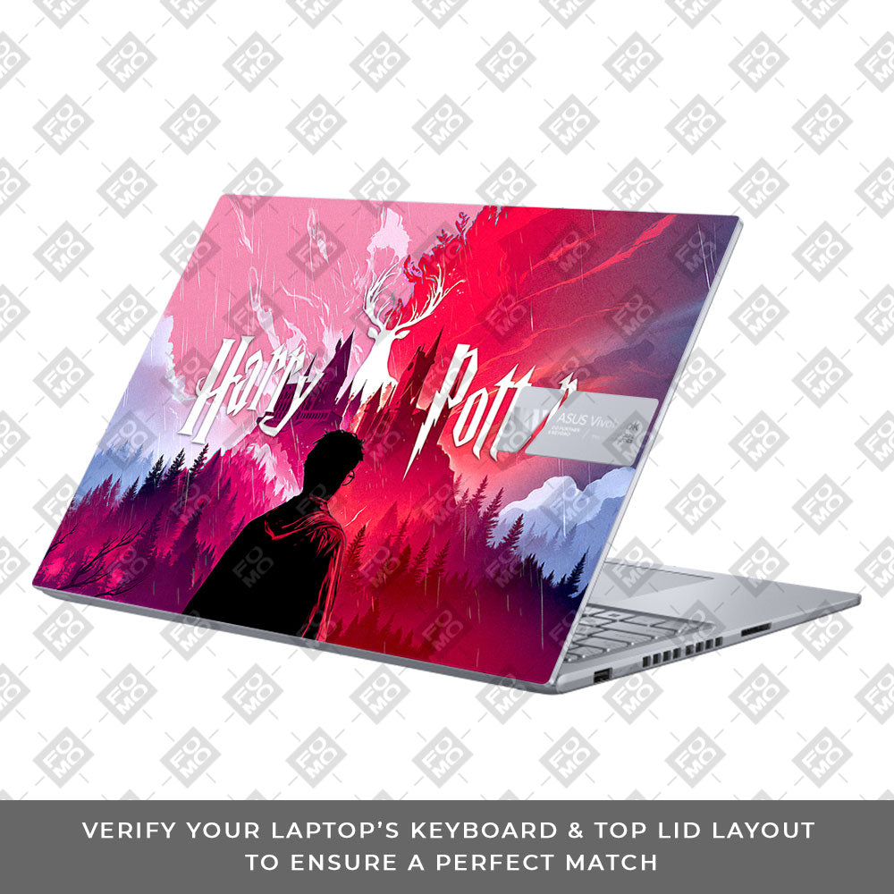 Harry Potter Magical Hogwarts Asus VivoBook 16X K3605 Laptop Skin
