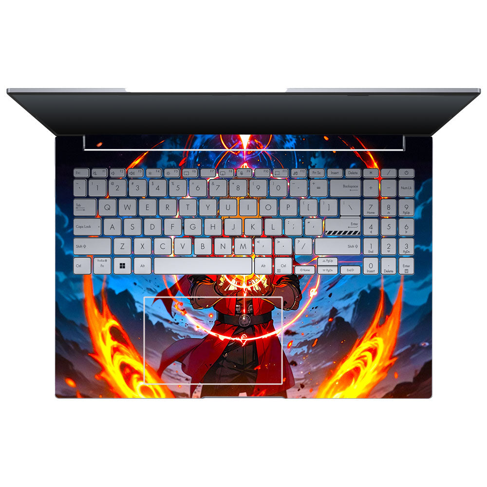 Edward Elric Fullmetal Alchemist Asus VivoBook 16X K3605 Laptop Skin