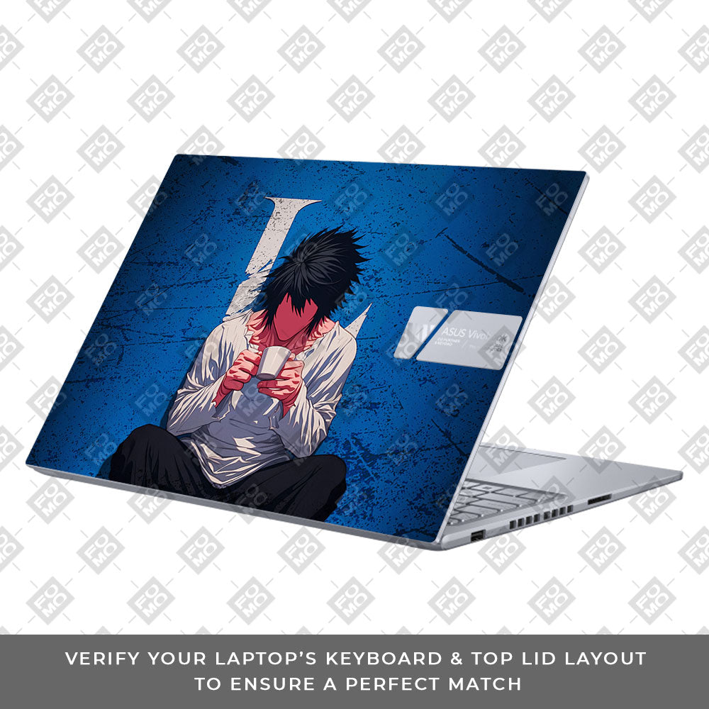 Death Note L Lawliet Asus VivoBook 16X K3605 Laptop Skin
