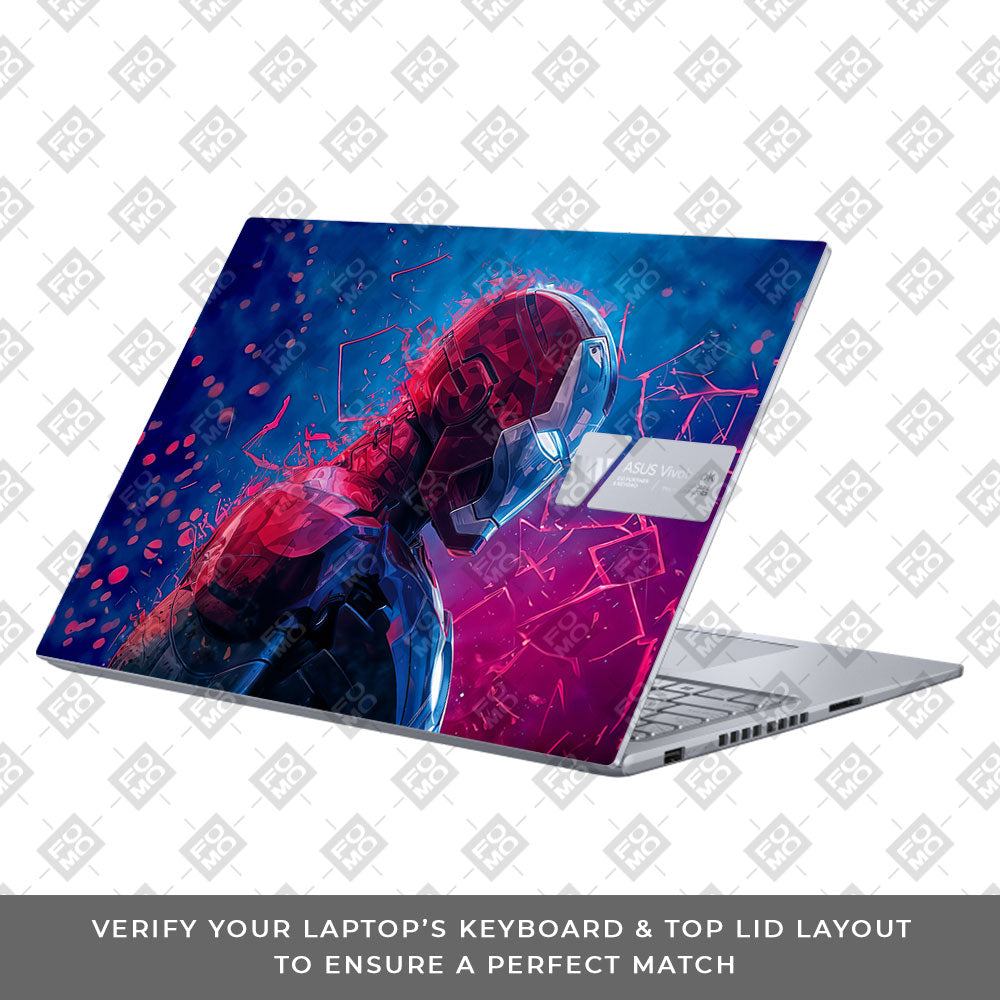 Iron Man Neon Tech Asus VivoBook 16X K3605 Laptop Skin