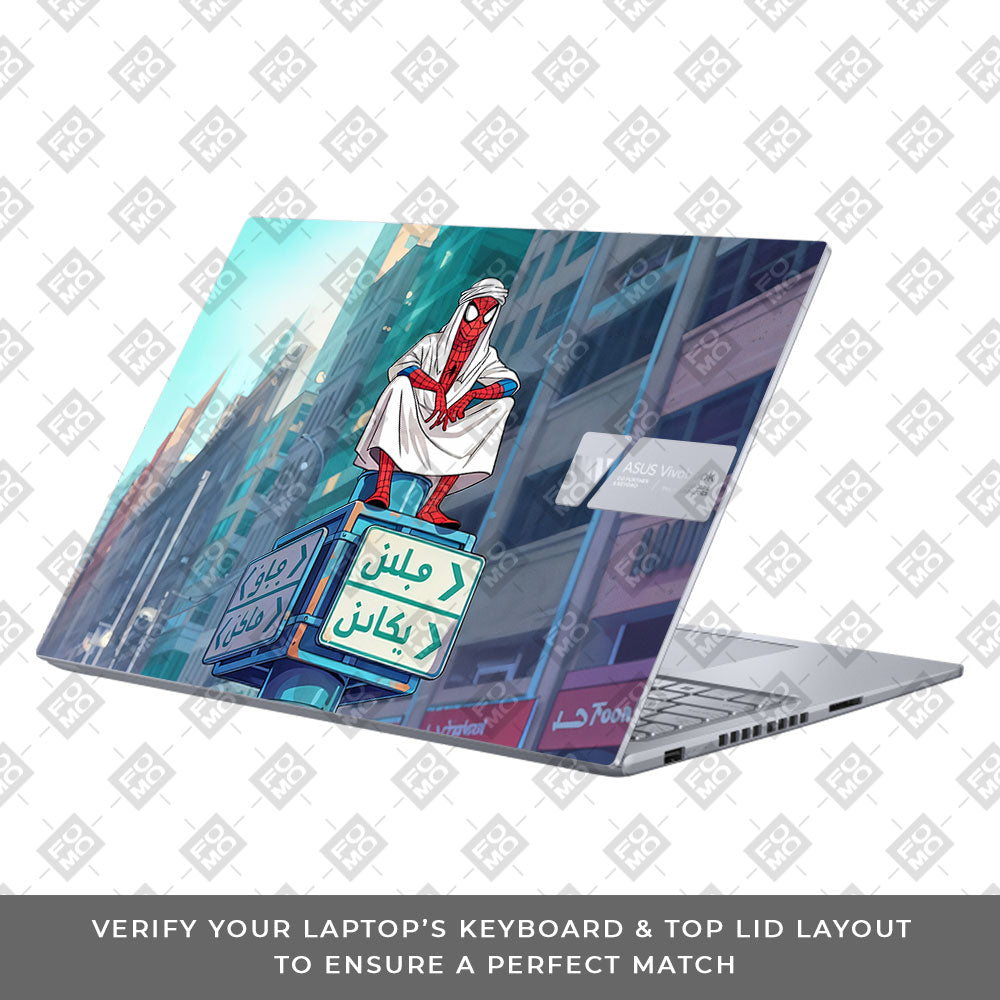 Arabian Spider Man Asus VivoBook 16X K3605 Laptop Skin