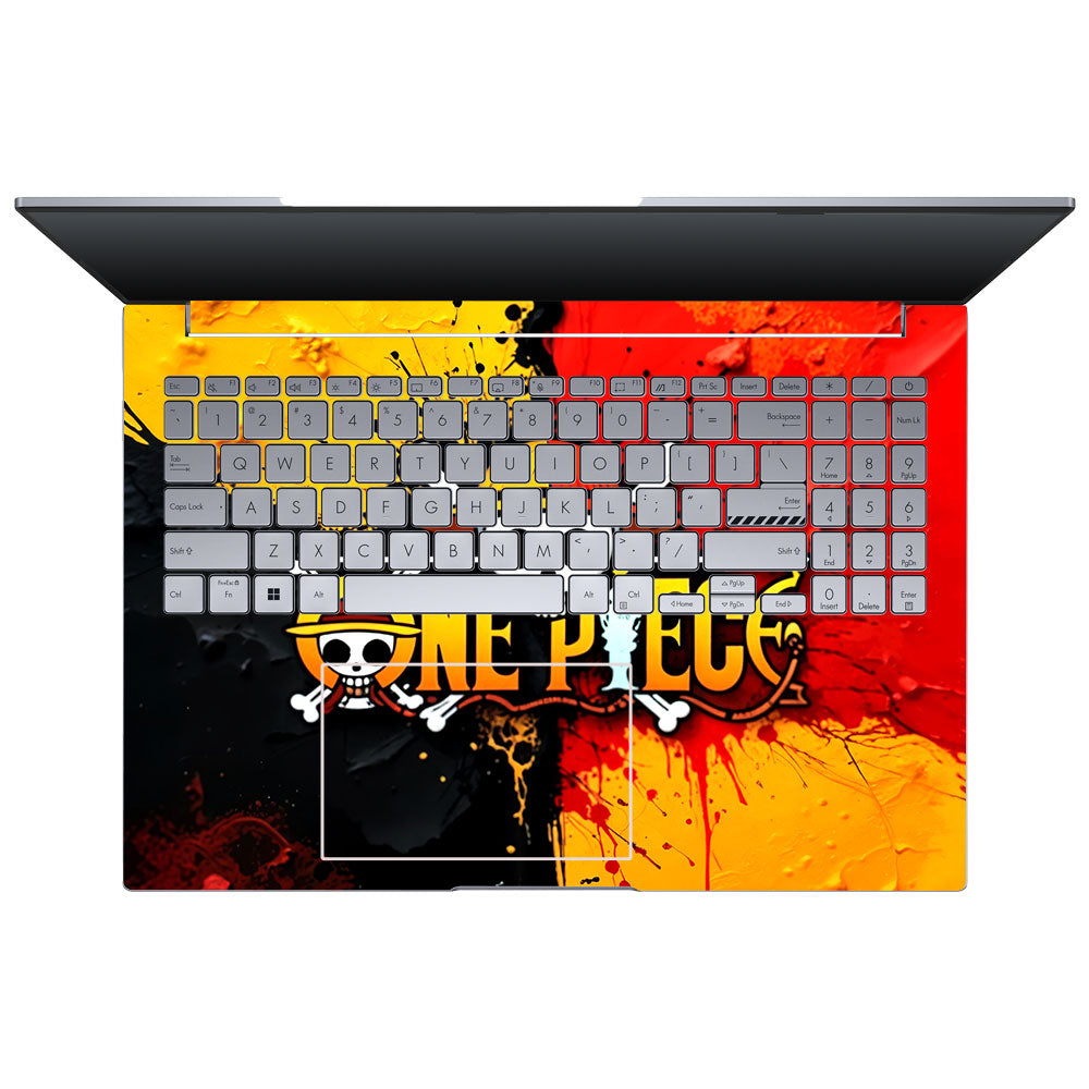 One Piece Paint Splash Asus VivoBook 16X K3605 Laptop Skin