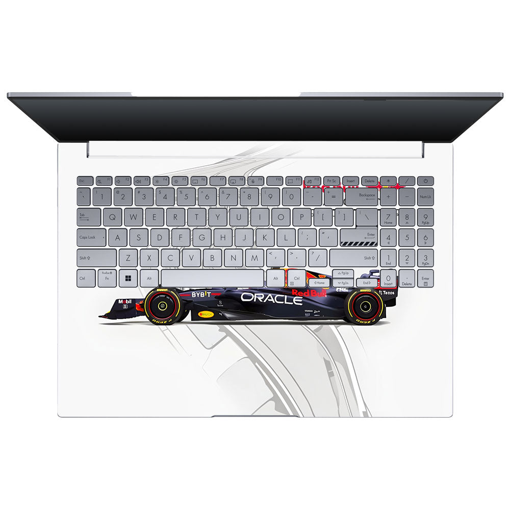 Red Bull Racing in Action Asus VivoBook 16X K3605 Laptop Skin