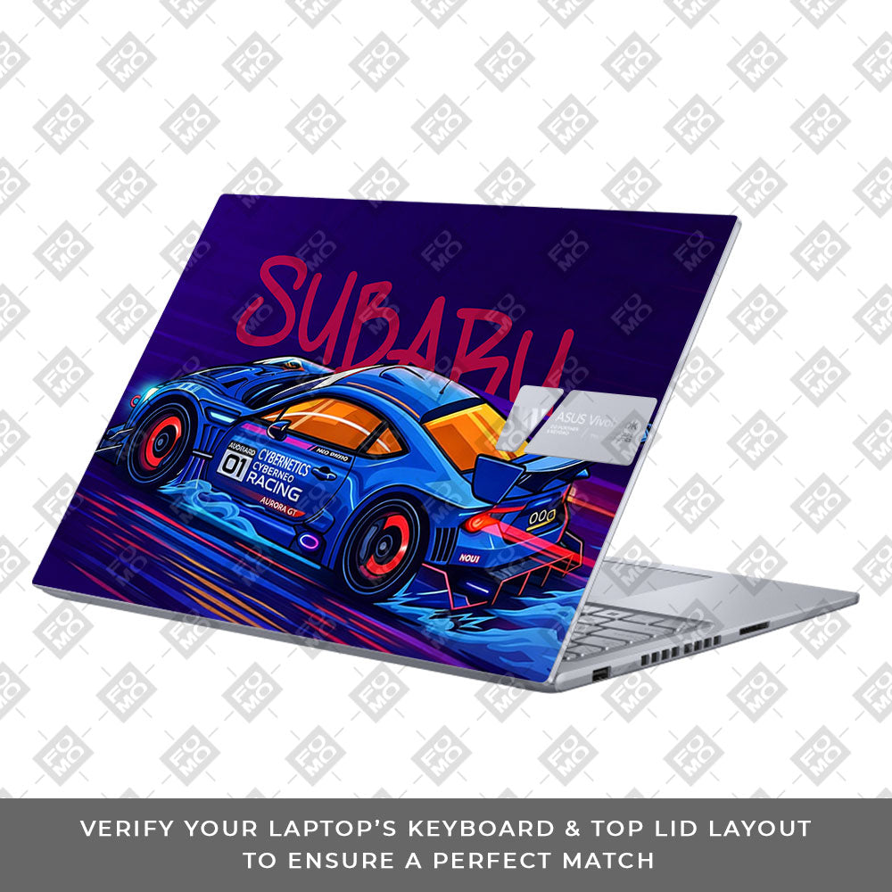 Subaru BRZ Asus VivoBook 16X K3605 Laptop Skin