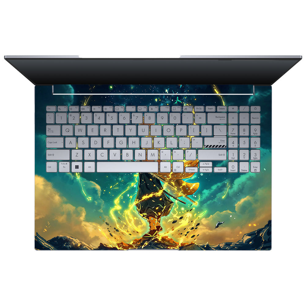 Zenitsu Thunder God Asus VivoBook 16X K3605 Laptop Skin