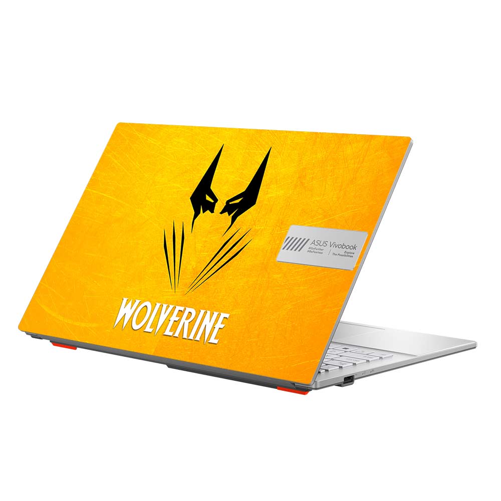 Wolverine with Yellow Background Asus Vivobook Go 15 E1504G Laptop Skin
