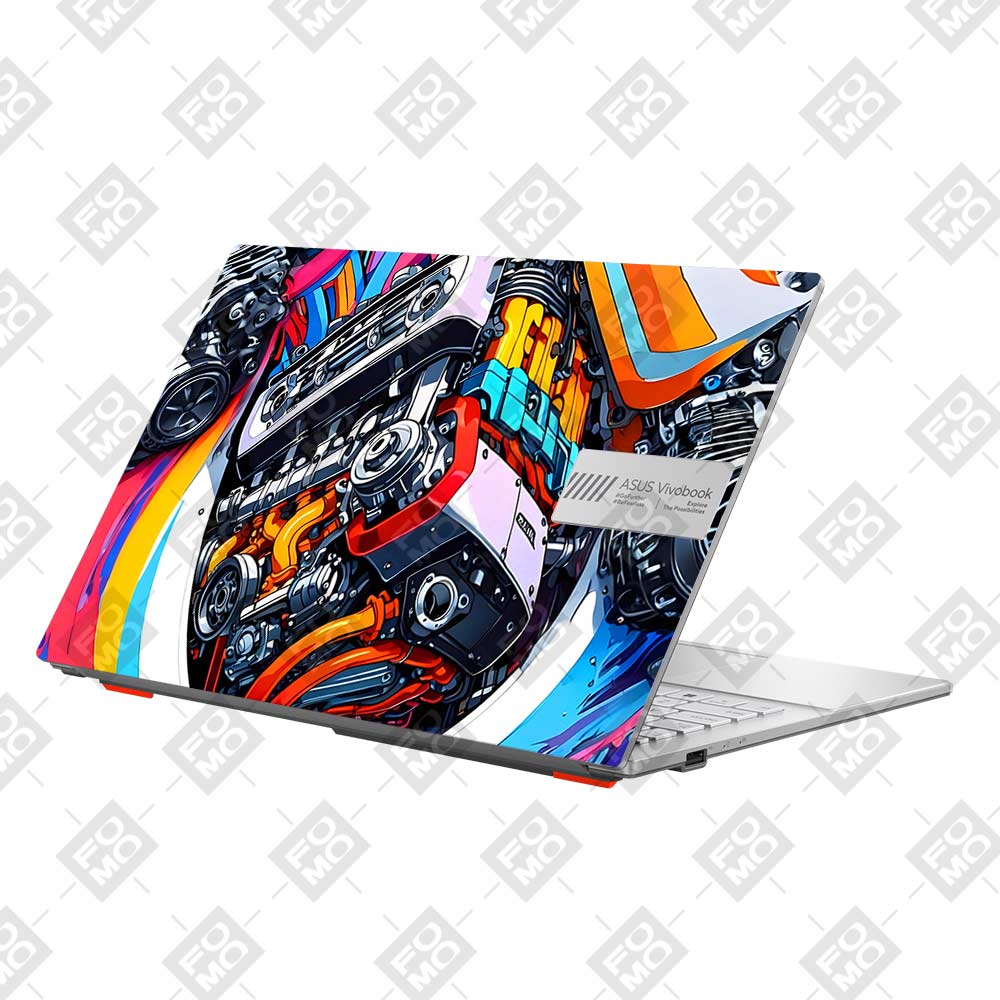 Power in Motion Asus Vivobook Go 15 E1504G Laptop Skin