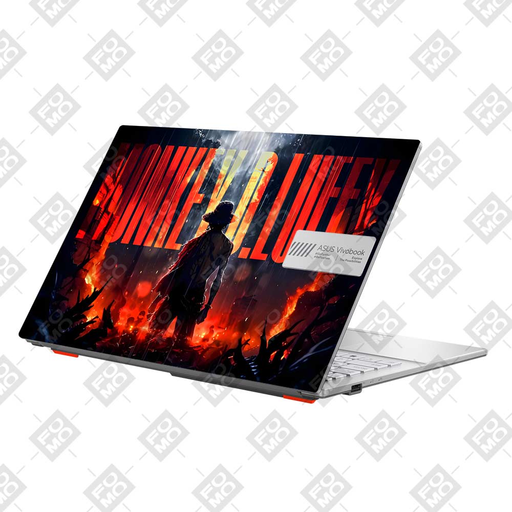 Monkey D. Luffy Blazing Red Asus Vivobook Go 15 E1504G Laptop Skin