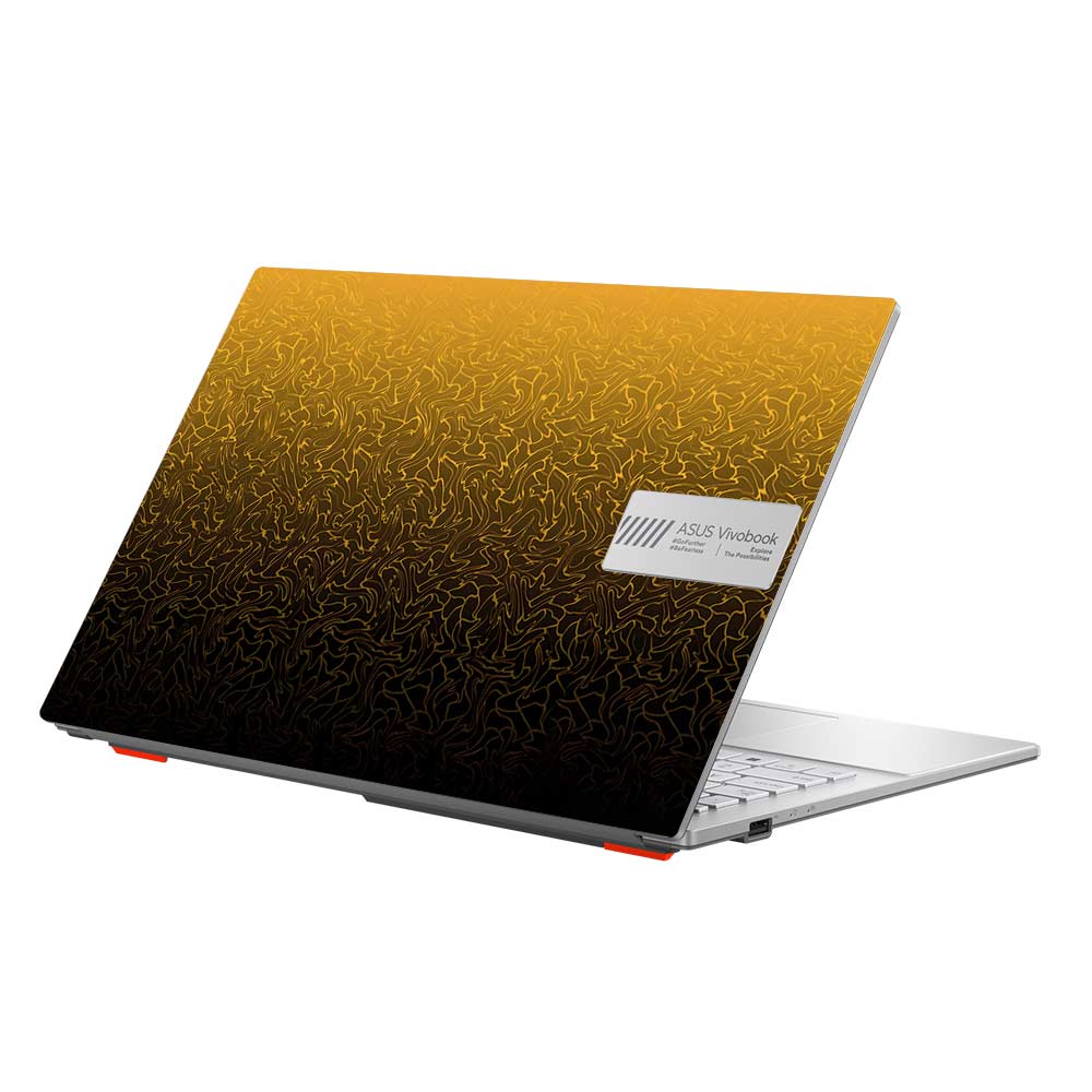 Orange to Black Gradient Asus Vivobook Go 15 E1504G Laptop Skin