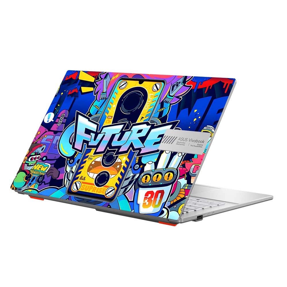 Futuristic Cyberpunk Vision Asus Vivobook Go 15 E1504G Laptop Skin