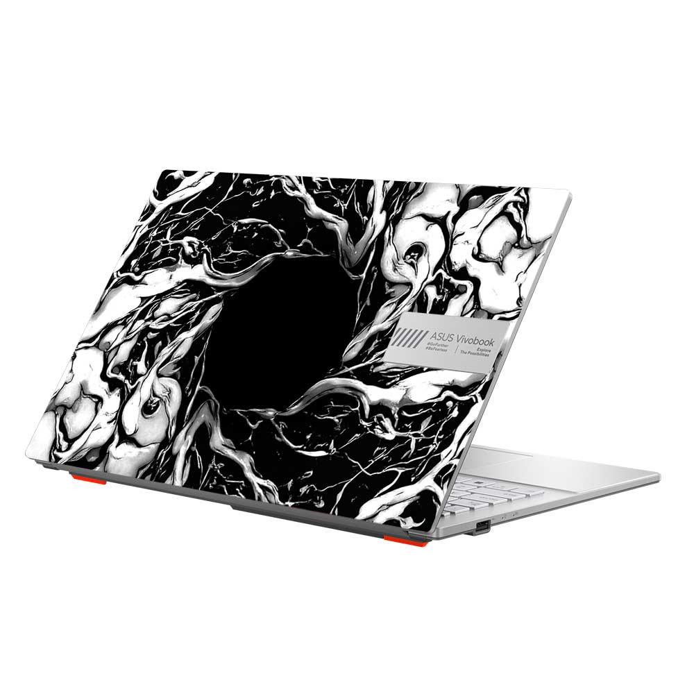 Spiderman Web Black Asus Vivobook Go 15 E1504G Laptop Skin