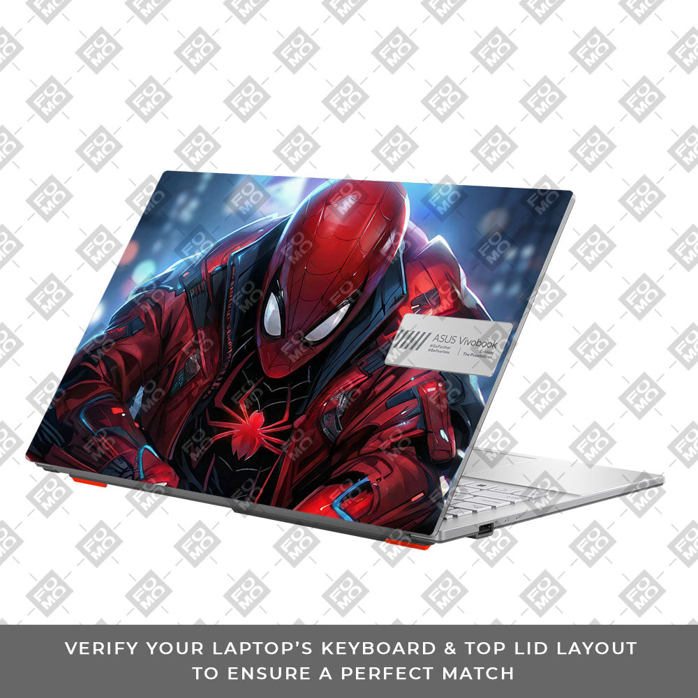 SpiderMan High Tech Hero Asus Vivobook Go 15 E1504G 3D Laptop Skin