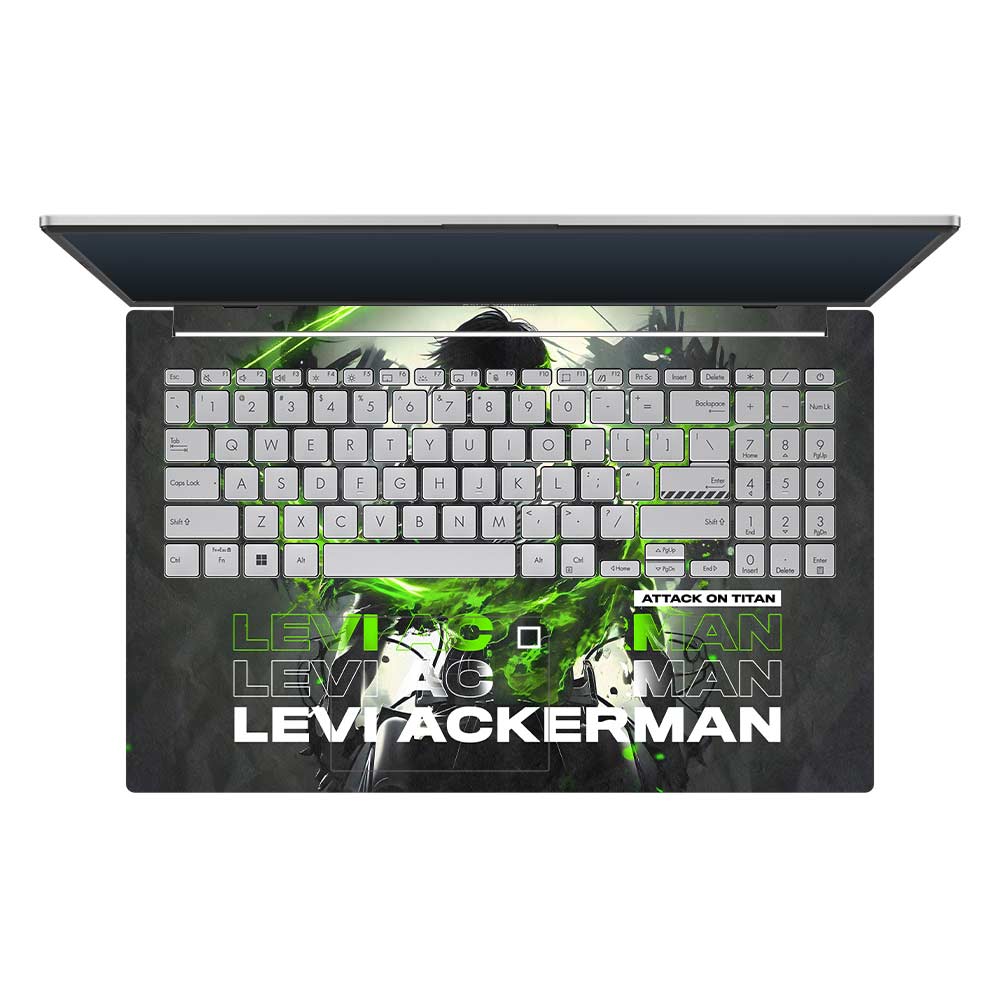 Levi Ackerman Neon Fury Asus Vivobook Go 15 E1504G Laptop Skin