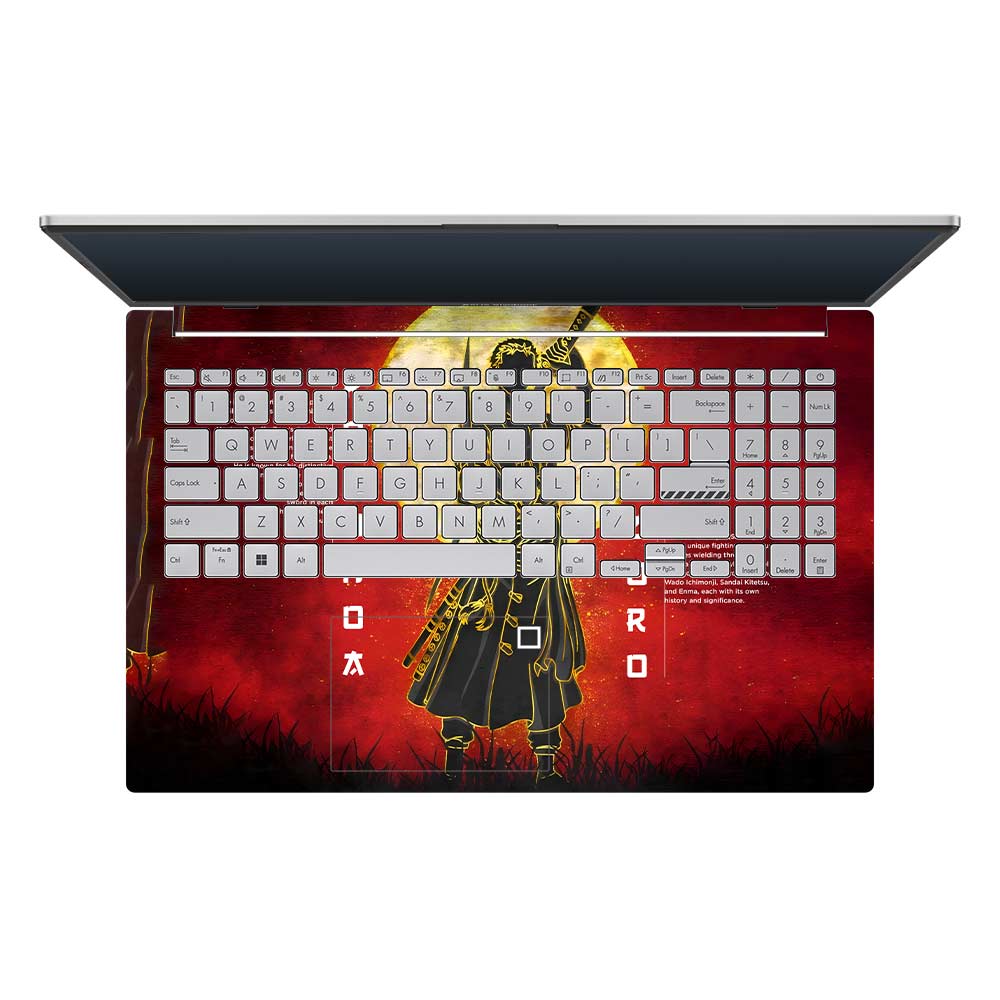 Zoro Under Golden Moon Asus Vivobook Go 15 E1504G Laptop Skin
