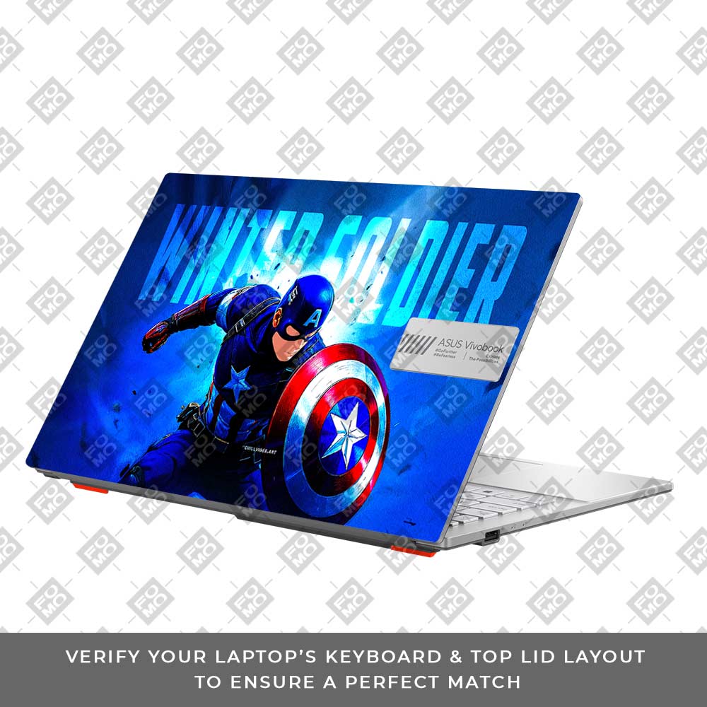 Shield of Justice Captain America Asus Vivobook Go 15 E1504G Laptop Skin