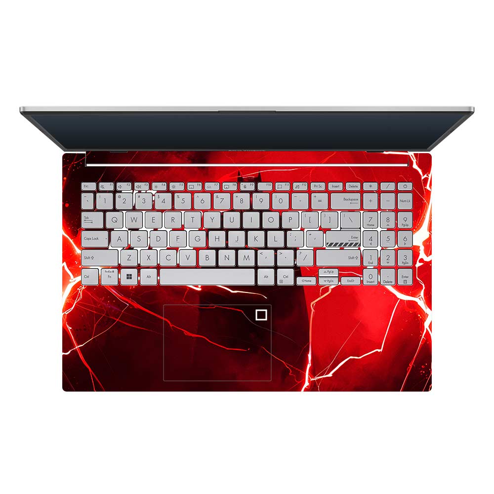 Red Rage Batman Asus Vivobook Go 15 E1504G 3D Laptop Skin