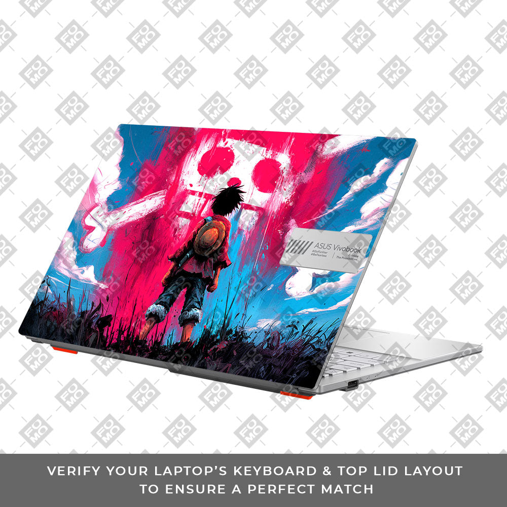 Straw Hat Graffiti One Piece Asus Vivobook Go 15 E1504G Laptop Skin