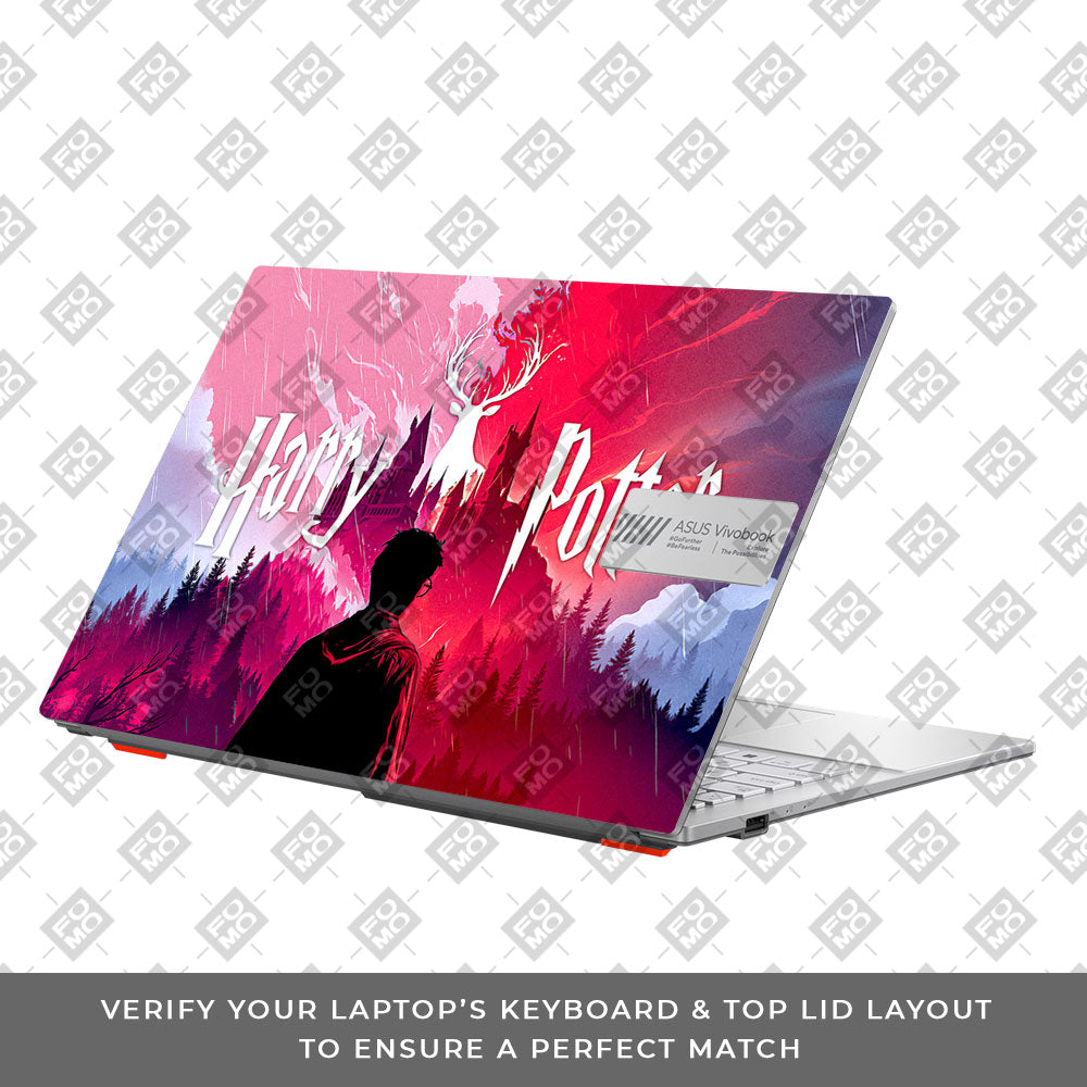 Harry Potter Magical Hogwarts Asus Vivobook Go 15 E1504G Laptop Skin
