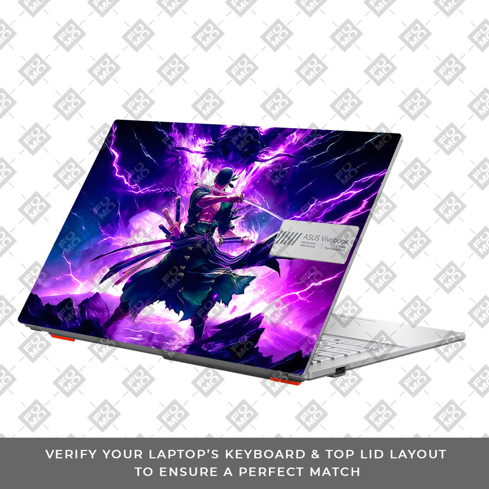 Roronoa Zoro Hell Mode Asus Vivobook Go 15 E1504G Laptop Skin