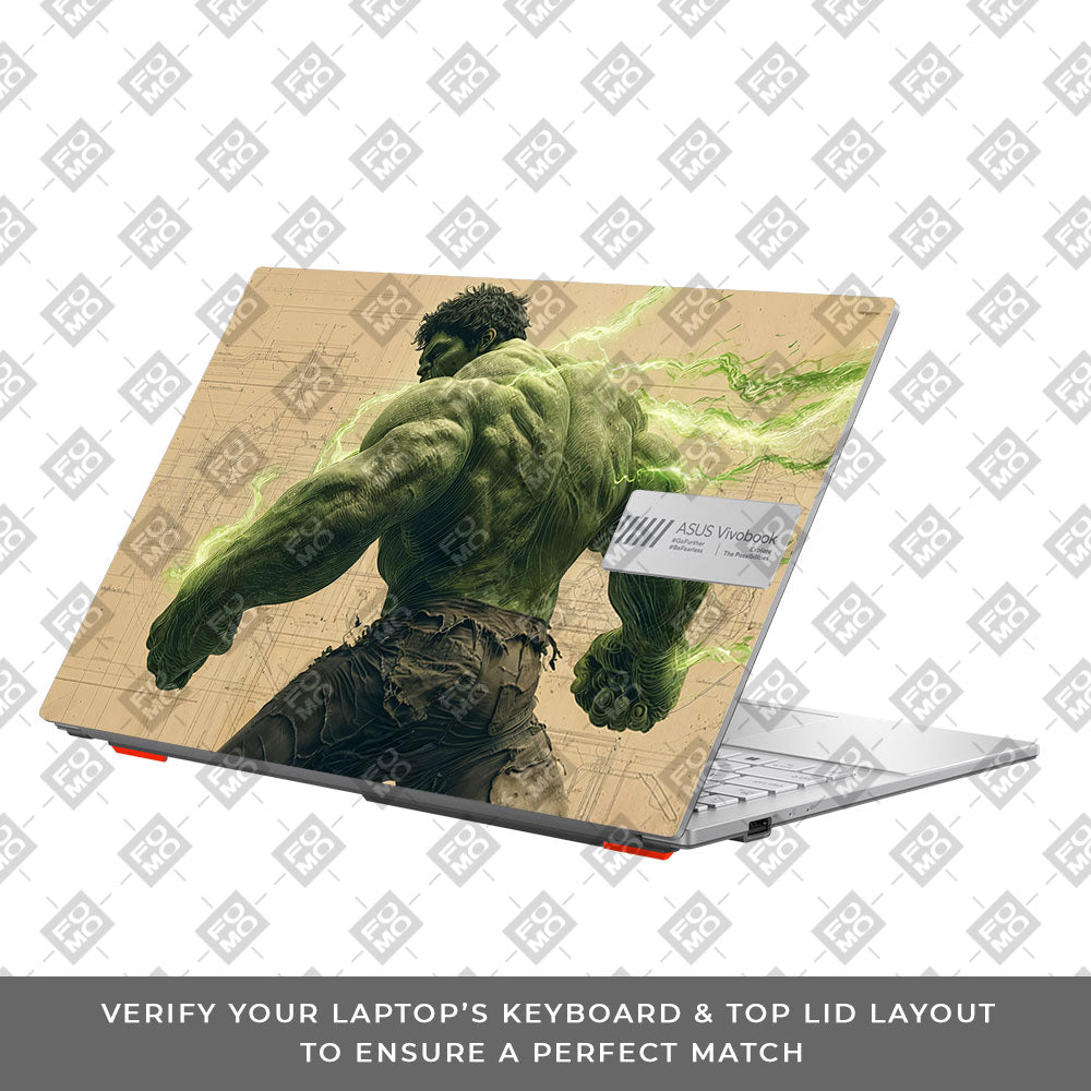 Hulk Unleashed Asus Vivobook Go 15 E1504G Laptop Skin