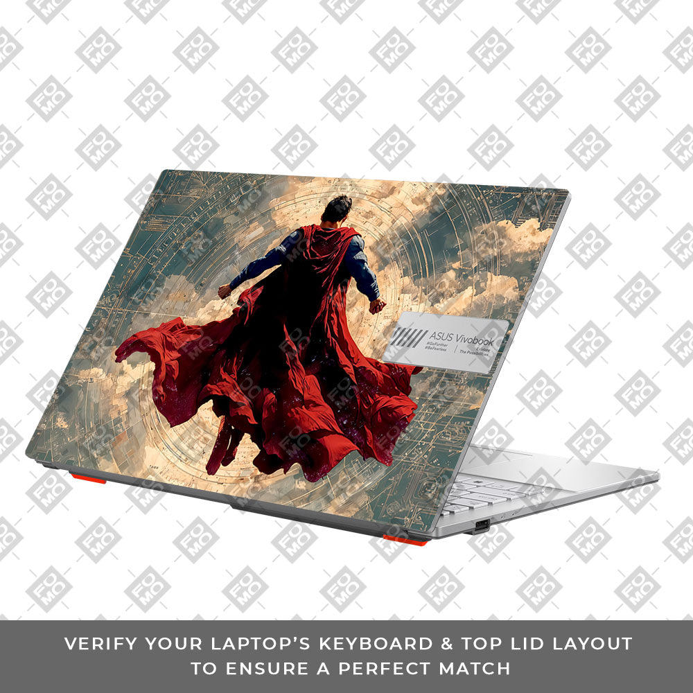 Superman Ascends Asus Vivobook Go 15 E1504G Laptop Skin